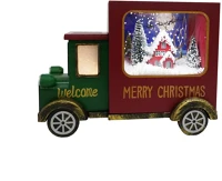 Home DD62337 Karácsonyi kamion, világító, havazó, zenélő, elektromos, műanyag kép