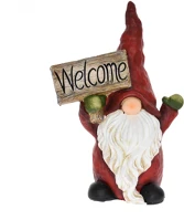 Home DD63010 Manó led világítással, welcome tábla, kerámia, 34x20x53 cm kép