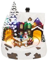 Home DRM 15 Home drm 15 karácsonyi dioráma led-es havas ház kép