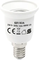 Home E27_E14 E27/e14 foglalatátalakító adapter, max. 2 a kép
