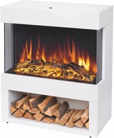 Home FKK28 szabadon álló elektromos látványkandalló, max. 1800 W, 2 fokozat, LED kép