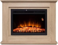 Home FKKF 03 + FKKI 03 KIT látványkandalló világos sonoma színben 1000/2000w termosztát kép