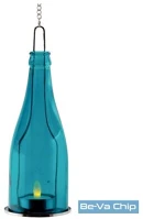 Home GB 23/BL Home gb 23/bl led mécsessel dekorációs kék üveg kép