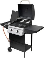 Home GRG02 gázgrill, 2 főégővel, 1 oldalégővel, 3,2 kW égőnkénti teljesítmény kép