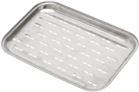 Home GRT07 Bbq rozsdamentes fém tálca, 345×242×25mm kép