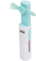 Home HF_10_T-1 Hf 10t kézi, tölthető ventilátorl,  10cm, türkiz, powerbankkal kép