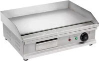 Home HGAG30 plancha elektromos sütőlap, 3000 W, acél sütőlap, állítható kép