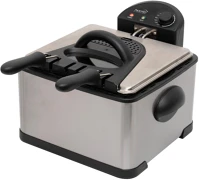 Home HGOLS4 olajsütő, 2000 W, max. 6 literes olajtartály, rozsdamentes készülékház kép