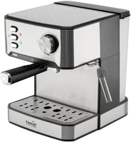Home HGPR15 presszókávé főző, 15bar, inox, tejhabosítás, elektronikus vezérlés kép