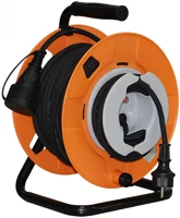 Home HJR_25-3 kábeldob, 22 + 3 m,  IP44-es védelem, H05RR-F 3G1,5 mm2 gumírozott kábel kép