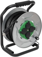 Home HJRM2025 fém kábeldob, 25 méter, fém talp, H07RN-F 3G2,5 mm2 vezeték, 250 V~ / kép