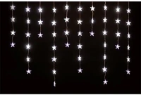 Home KAF 50L/WW 1,35m melegfehér beltéri led-es csillag karácsonyi fényfüggöny kép