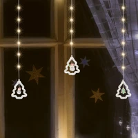 Home KAF110WW fényfüggöny, kül- és beltéri kivitel, 2,7 méter, 110 db melegfehér kép