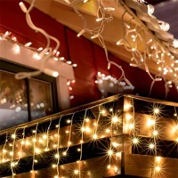 Home KKF 158/WW 5x5m/150 led/kül-beltéri/melegfehér jégcsap led-es karácsonyi fényfüggöny kép