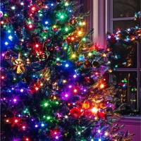 Home KKL1012DM DOT led-es fényfüzér, 1000db színes dot led, 70 méter, 12 program kép