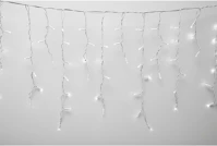 Home KSFW200WW sorolható fényfüggöny, 4 méter, 200db melegfehér led, fehér vezeték kép