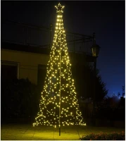 Home LKD480TREE led-es fénypiramis, 3,2 m, 480db melegfehér led, 8 program, időzítő kép