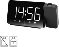 Home LTCRP03 körbe forgatható vetítési pozíció, két ébresztési idő, fm rádió kép