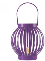 Home LTN 11/PL Ltn 11/pl led-es lámpás, beltéri, fém, 1 db narancs led mécses, lila kép