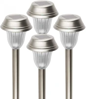 Home MX 807/4 napelemes kerti lámpa szett, 4 db, 1 db LED, fém és műanyag, automatikus kép