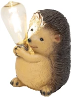 Home MX649S napelemes kerti lámpa, süni villanykörtével, 1 db melegfehér filament kép