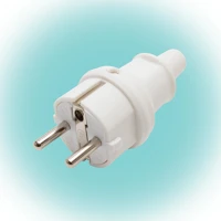 Home NGD 03 földelt dugvilla egyenes kábelvezetéssel, kül- és beltéren is kép