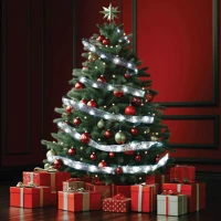 Home RLS15WH led-es szalag mintákkal, ezüst színű szalag, 8 funkció, 150db kép