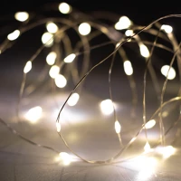 Home SML100WW micro LED fényfüzér, 5 méter, napelemes, kül- és beltéri kivitel, 100 kép