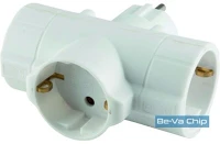 Home TPF-26 Földelt 3-as fehér hálózati t elosztó kép