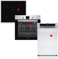 Homefort -  homefort - homefort HFBI64T2B + HMGF0421DS Homefort hsb64dgx beépíthető sütő + homefort hfbi64t2b beépíthető kép