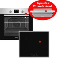 Homefort -  homefort - homefort HSB64DGX beépíthető sütő + hfbi64t2b indukciós főzőlap + ajándék homefort kép