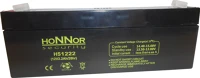 Honnor HS1222 12v 2.2ah zselés ólom akkumulátor gondozásmentes kép