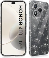 Honor TF5907504508573 Telefontok  400 lite 5g - glitter - átlátszó csillámos hátlap tok ﻿ kép