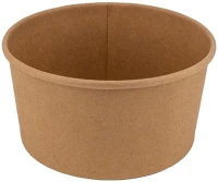 Horeca BPPSN1000 Papír salátás tál kraft 1000 ml - 150mm kép