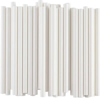 Horeca BPSZIBF24 Szívószál bioműanyag fehér - 6,5mm átm. 24cm kép