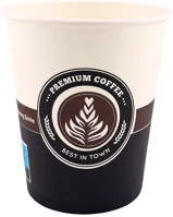 Horeca DA503XSZBPPPM240 Papírpohár mintás - 80mm 240ml kép