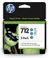 Hp 3ED77A 712 29ml cyan 3pack kép