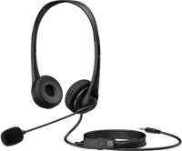 Hp 428H6AA#ABB Hp sztereó vezetékes headset 3.5mm fekete kép