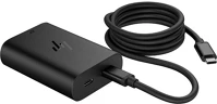 Hp 600Q8UT Gan 65w notebook hálózati töltő adapter fekete kép