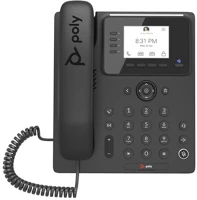 Hp 848Z7AA#AC3 Poly ccx 350 media phone for microsoft teams poe kép
