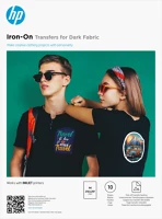 Hp 8L1U7A A/4 rávasalható matricák sötét anyagokhoz - 10lap kép