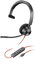 Hp 8X216AA Poly blackwire 3310 mono -m usb-c hs +usb-c/a fejhallgató headset kép