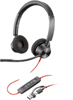 Hp BLACKWIRE 3320 sztereó usb-c headset microsoft teams-tanúsítvánnyal + usb-c kép