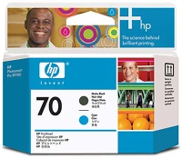 Hp 9404A No.70 fekete / kék eredeti tintapatron kép