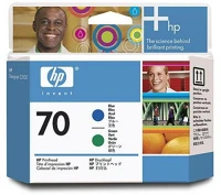 Hp C9408A No.70 kék és zöld eredeti nyomtatófej kép
