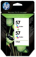 Hp C9503A No.57 színes eredeti tintapatron duplacsomag kép