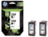 Hp C9504EE No.339 fekete eredeti tintapatron duplacsomag kép