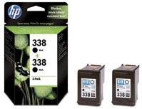 Hp CB331EE No.338 fekete eredeti tintapatron duplacsomag kép