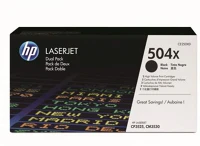 Hp CE250XD (504x) fekete eredeti toner duplacsomag kép