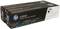 Hp CE310AD (126ad) fekete eredeti toner duplacsomag kép